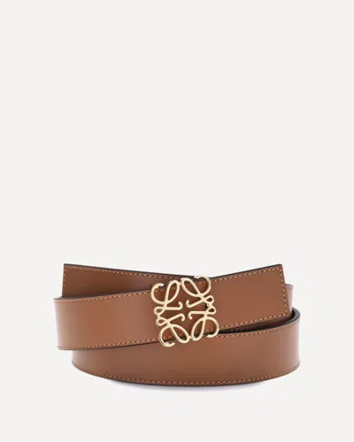 Loewe Reversible Belt In Brown
