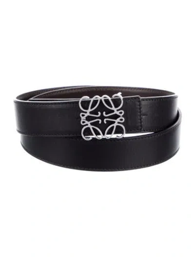 Pre-owned Loewe Reversible Leather Belt In Multi