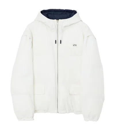 Loewe Reversible Padded Zip-up Jacket In White