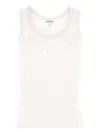 Loewe Tank Top Anagram Tops White In White