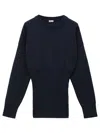 Loewe Long Ribbed Wool Sweater