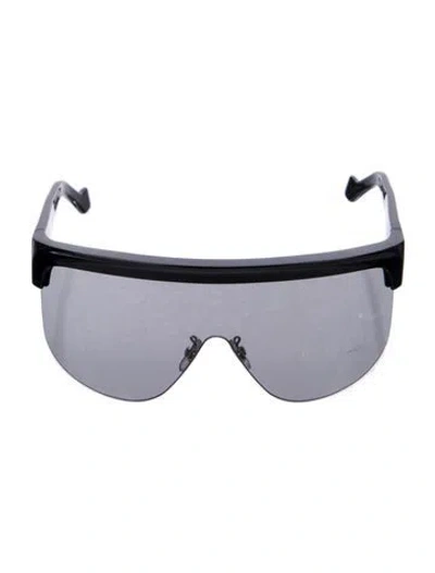 Pre-owned Loewe Rihanna Shield Sunglasses In Black
