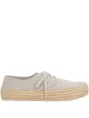 Loewe Scarpe Stringate Rio In Pelle Scamosciata Grigio Chiaro  Uomo In Gray
