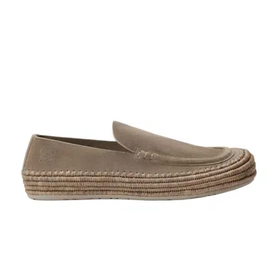 Pre-owned Loewe Rio Loafer 'stone Grey' | Men's Size 43