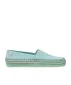 Loewe Rio Suede Espadrilles In Blue