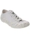 Loewe Woman White Nubuk Rise Sneakers In White