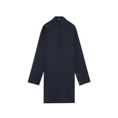 Loewe Robe Courte Ample En Coton In Blue