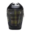 Loewe Flex Roll-top Backpack In Canvas And Brushed Suede For Man In Multi