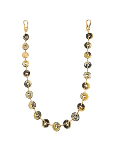 Loewe Round-charm Bag Strap In Gold