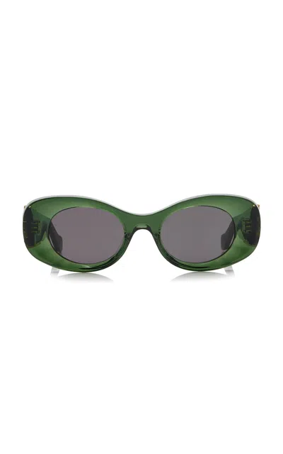 LOEWE ROUND-FRAME ACETATE SUNGLASSES