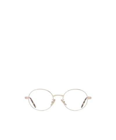 Loewe Round Frame Glasses In Gold