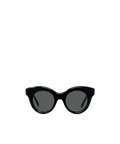Loewe Round Frame Sunglasses In Black