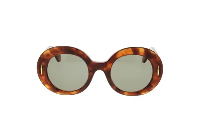 Loewe Round Frame Sunglasses In Brown