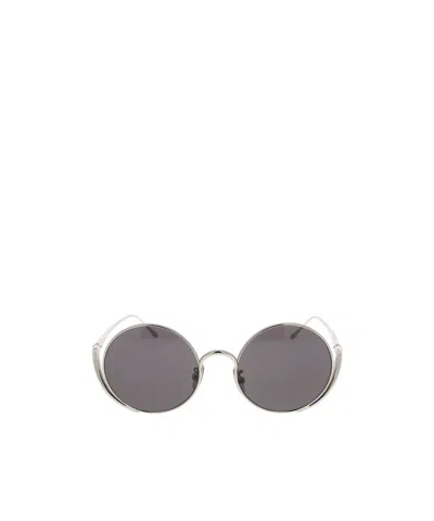 Loewe Round Sunglasses In Gold