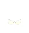Loewe Round Frame Sunglasses In White
