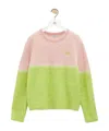 Loewe Mohair Sweater In Green