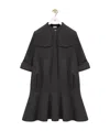 Loewe Round-neck Dress In Black