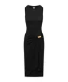Loewe Women Cotton Tank Top Dress In Black