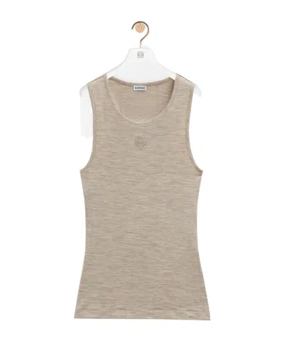 Loewe Round-neck Vest In White
