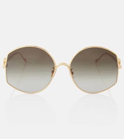 Loewe Round Sunglasses In Multi