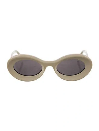 Pre-owned Loewe Round Tinted Sunglasses In Neutral