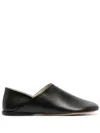 Loewe Toy Smooth-leather Slippers In Black