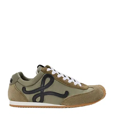 LOEWE BALLET RUNNER 2.0 IN NYLON AND CALFSKIN