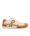 Loewe Ballet Runner 2.0 Leather Logo Sneakers In White
