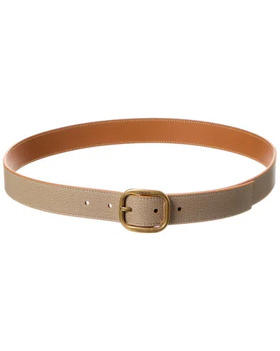 LOEWE LOEWE ROUNDED LEATHER BELT