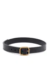 Loewe Dark Brown Leather Belt Women In Brown