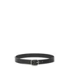 Loewe Rounded Soft Belt In Classic Calfskin In Black