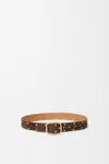 Loewe Adjustable Waist Belt In Brown