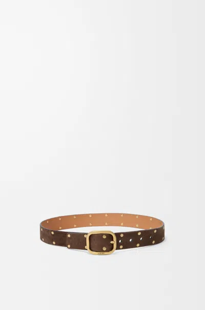 Loewe Adjustable Waist Belt In Brown