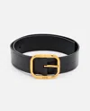 Loewe Leather Belt In Black
