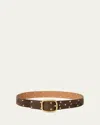Loewe Adjustable Waist Belt In Brown
