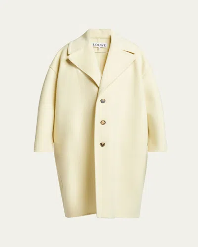 LOEWE ROUNDED WOOL COAT