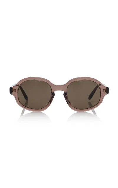 Loewe Round-frame Acetate Sunglasses In Brown