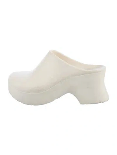 Pre-owned Loewe Rubber Mules In Neutrals