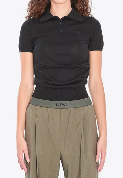 Loewe Ruched Polo T-shirt