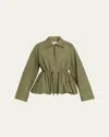 Loewe Ruched Cotton-blend Jacket