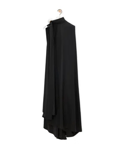 Loewe Ruffled Dress In Black
