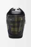 Loewe Flex Roll-top Backpack In Canvas And Brushed Suede For Man In Multi