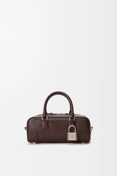Loewe Amazona 23 Cropped Bag In Shiny Leather Skin For Woman In Brown