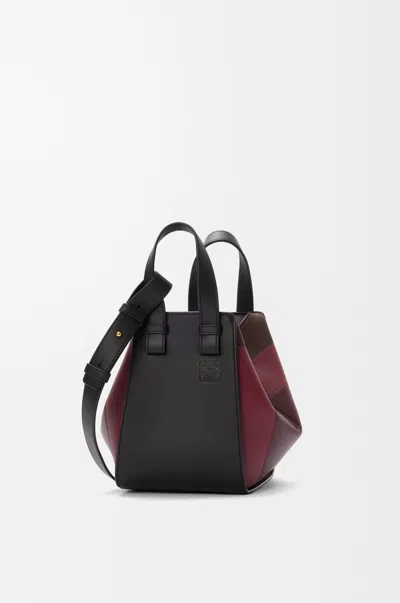 Loewe Compact Hammock Bag In Nappa Leather Skin For Woman In Black