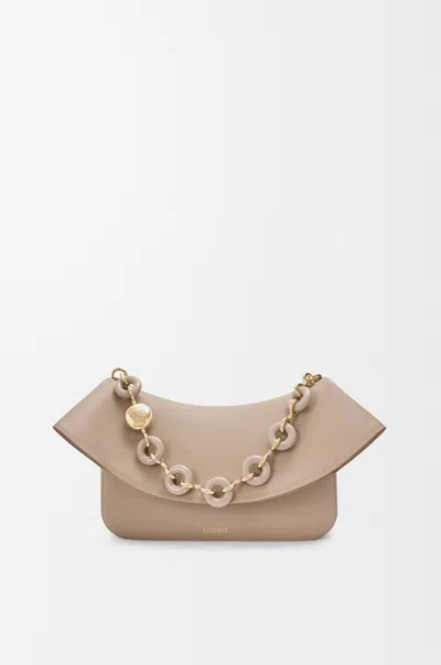 Loewe Medium Ola Bag In Smooth Leather Skin For Woman In Neutral
