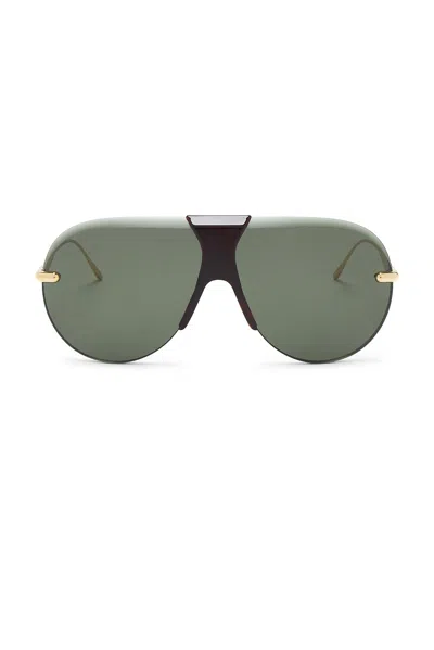 Loewe Safari Sunglasses In Green