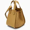 Loewe Sahara Compact Leather Hammock Handbag For Women In Brown In Brown