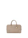 Loewe Double Zipper Shoulder Bag In Neutral