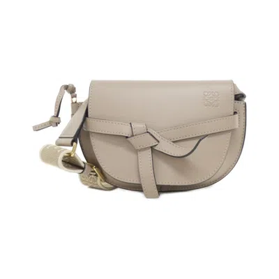Pre-owned Loewe Sand Leather Shoulder Bag ()