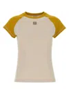 Loewe Sand Stretch Cotton Blend T-shirt In Neutral